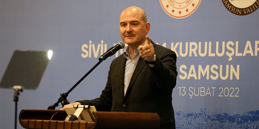 İÇİŞLERİ BAKANI SOYLU, SAMSUN'DA ŞEHİT AİLELERİ VE STK TEMSİLCİLERİYLE BULUŞTU