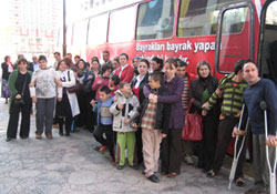 Otistik çocuklar film izledi