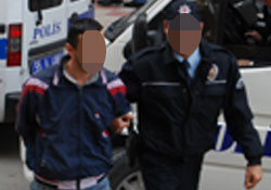 Korku saçan genç tutuklandı