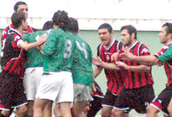 Olaylı derbi Bafra'nın