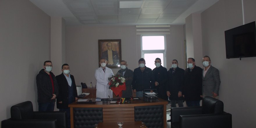 SAĞLIK ÇALIŞANLARINA ŞİDDET’İ KINAMAK İÇİN DESTEK İÇİN ZİYARET