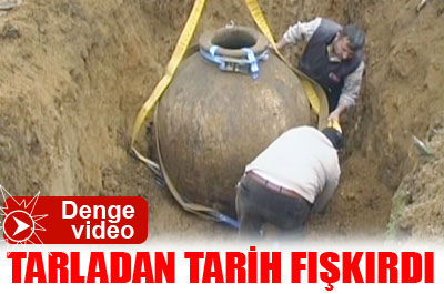 Tarladan tarih fışkırdı...