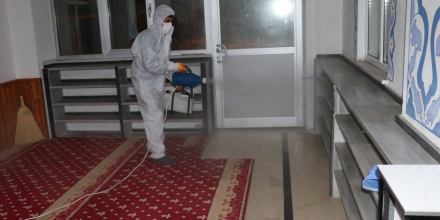 HAVZA BELEDİYESİNDEN CAMİLERDE DEZENFEKSİYON ÇALIŞMASI
