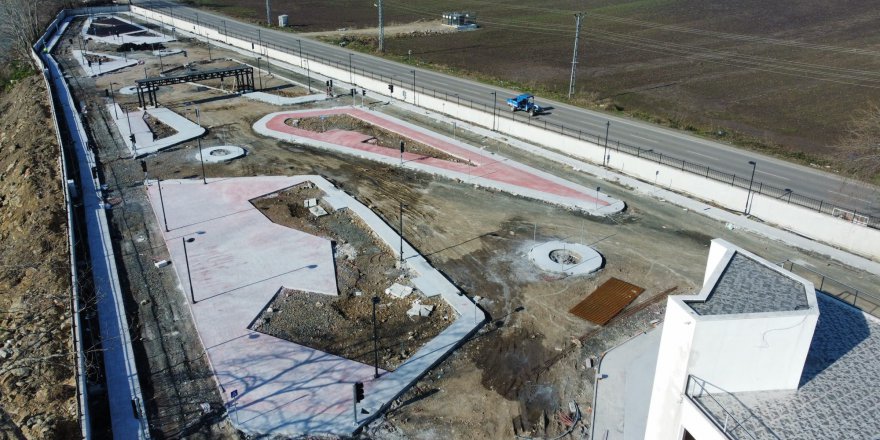 19 MAYIS BELEDİYESİ ÇOCUK TRAFİK EĞİTİM PARKI PROJESİNDE SONA DOĞRU