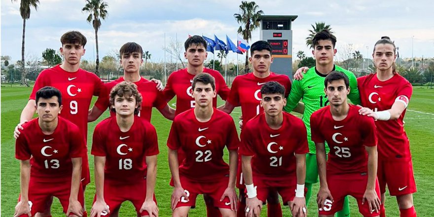 U16 MİLLİ TAKIMI, SLOVAKYA İLE 0-0 BERABERE KALDI