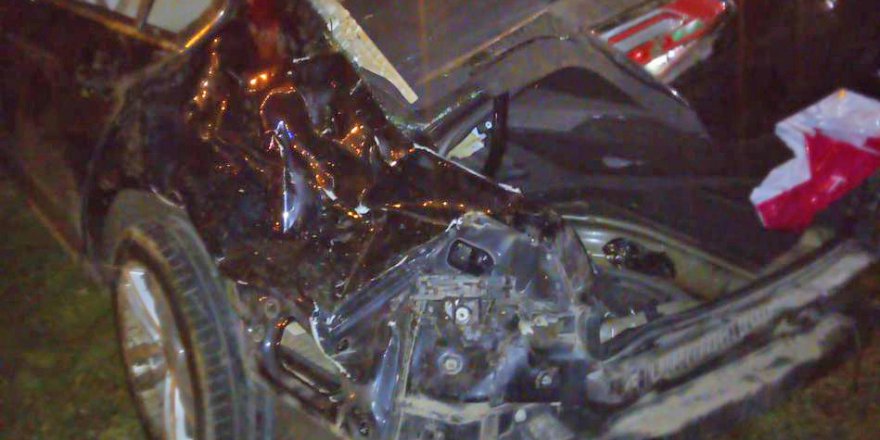  SAMSUN'UN BAFRA İLÇESİNDE, 2 OTOMOBİLİN ÇARPIŞMASI SONUCU 6 KİŞİ YARALANDI