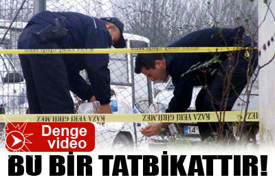 Polis tatbikat yaparsa ...