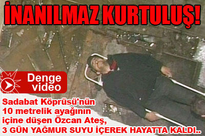 Kağıthane'de inanılmaz kurtuluş ....