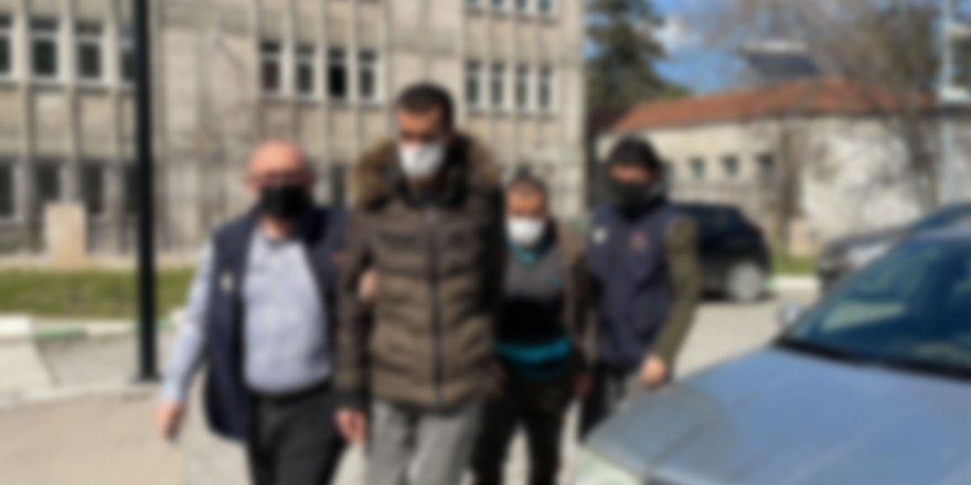 SAMSUN'DA DEAŞ OPERASYONUNDA YAKALANAN YABANCI UYRUKLU 2 ZANLI ADLİYEDE