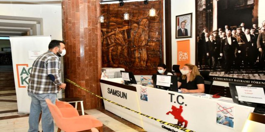 SAMSUN'DA AÇIK KAPI BİRİMLERİNE YAPILAN BAŞVURULARIN YÜZDE 100'Ü SONUÇLANDIRILDI