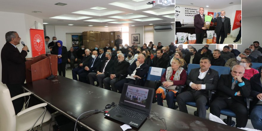 TEKKEKÖY’DE YEM BİTKİSİ TOHUMLUĞU DAĞITIM TÖRENİ