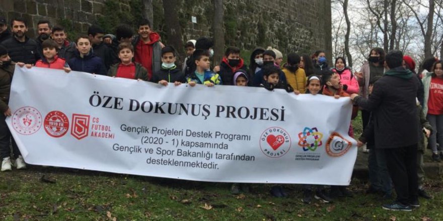 SPOR VE DOĞA BULUŞUYOR ETKİNLİĞİNDE; ÖĞRENCİLERİYLE ÖZE DOKUNUŞ GİRESUN’DA 