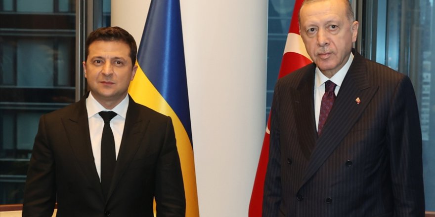 CUMHURBAŞKANI ERDOĞAN, UKRAYNA DEVLET BAŞKANI ZELENSKİY İLE TELEFONDA GÖRÜŞTÜ