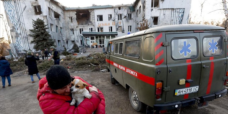 RUSYA-UKRAYNA SAVAŞININ ŞİDDETİ DONETSK'TEKİ VOLNOVAHA ŞEHRİNİ HARABEYE ÇEVİRDİ