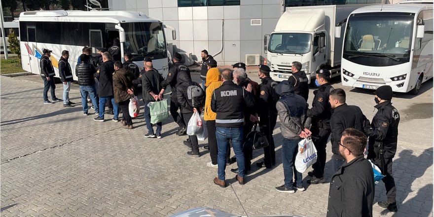 SAMSUN MERKEZLİ SUÇ ÖRGÜTÜ OPERASYONUNDA 15 ŞÜPHELİ DAHA ADLİYEYE SEVK EDİLDİ