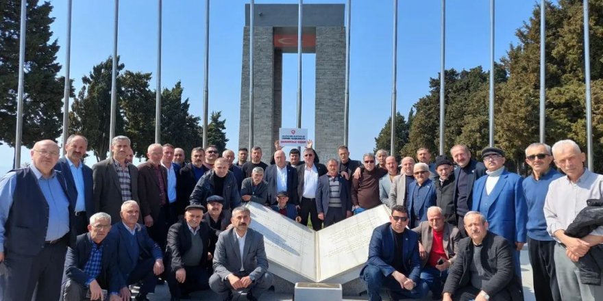 SALIPAZARI’NDA MUHTARLAR ÇANAKKALE ZAFERİNİN 107. YILI NEDENİYLE ÇANAKKALE’YE GEZİ DÜZENLEDİ. 