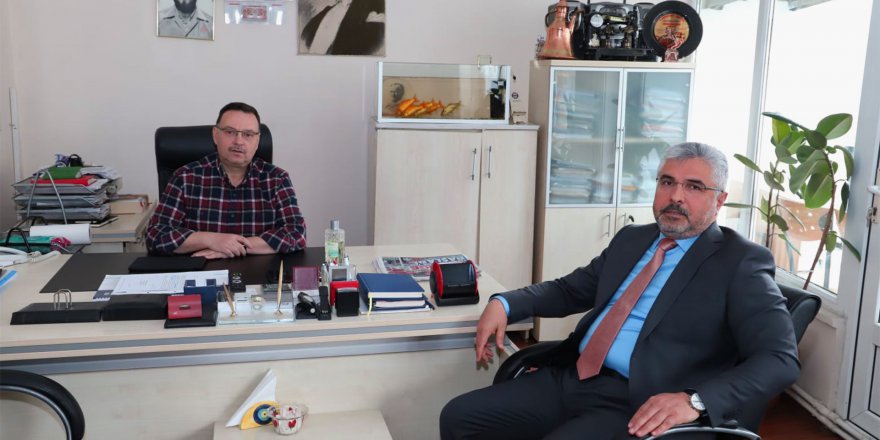 SAMSUN AK PARTİ İL BAŞKANI ERSAN AKSU'DAN DENGE'YE ZİYARET