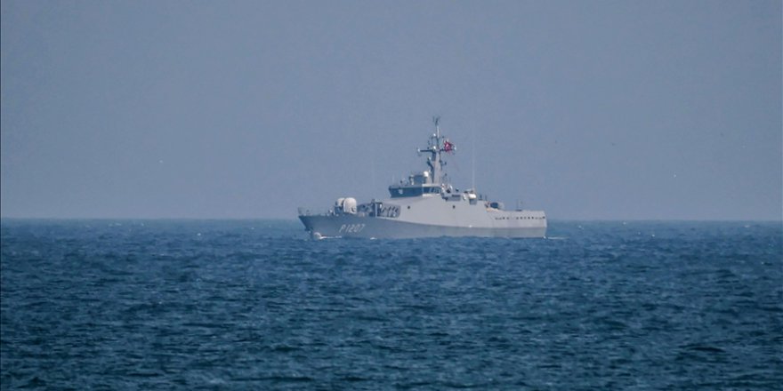 DENIZ KUVVETLERI SÜRÜKLENEN MAYINLARA KARŞI GÖREV BAŞINDA