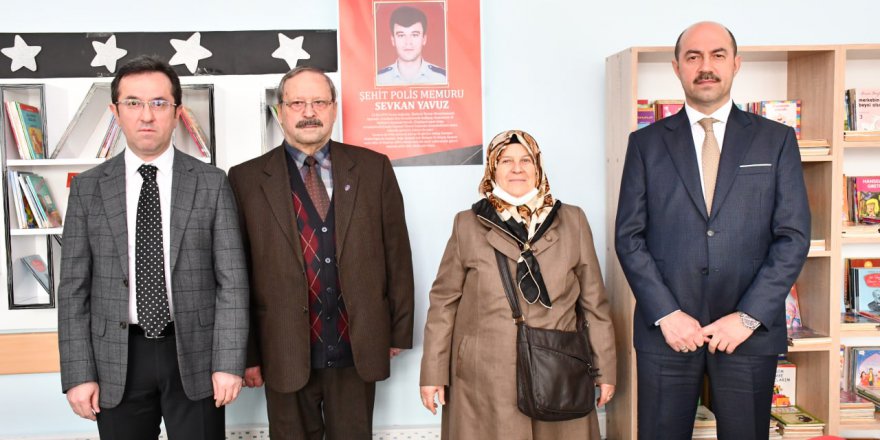 BAŞKAN KILIÇ'TAN ŞEHİTLERE VEFA ŞEHİDİN ADI KÜTÜPHANEDE YAŞATILACAK