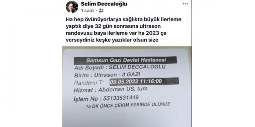 SAĞLIK TIKANMA NOKTASINDA