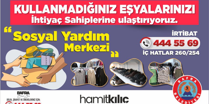 SOSYAL YARDIM MERKEZİ İHTİYAÇ SAHİPLERİNİN YANINDA 