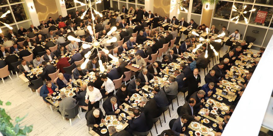 ÇARŞAMBA’DA MUHTARLAR İFTARDA BULUŞTU
