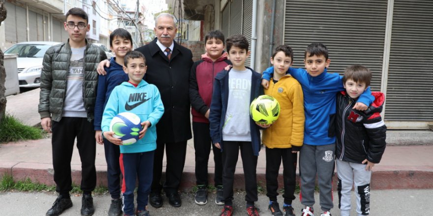 ÇOCUKLARIN SEVİNCİNE ORTAK OLDU