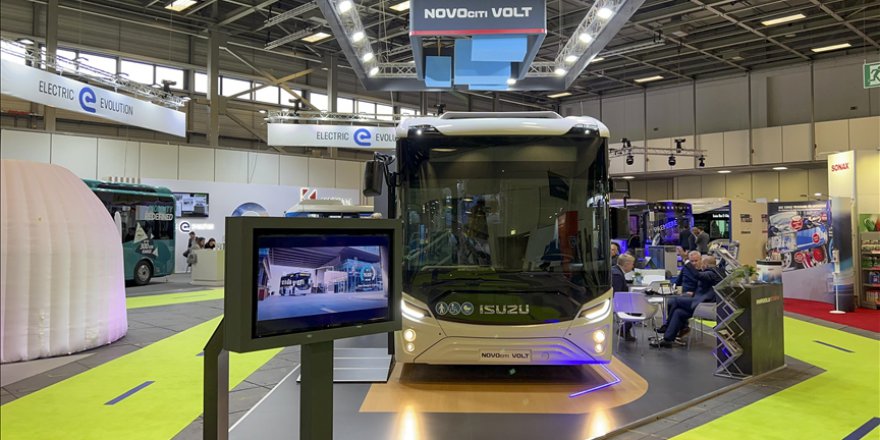 TÜRK MÜHENDİSLERİN GELİŞTİRDİĞİ ÇEVRE DOSTU ELEKTRİKLİ OTOBÜSLER ALMANYA'DA SERGİLENDİ