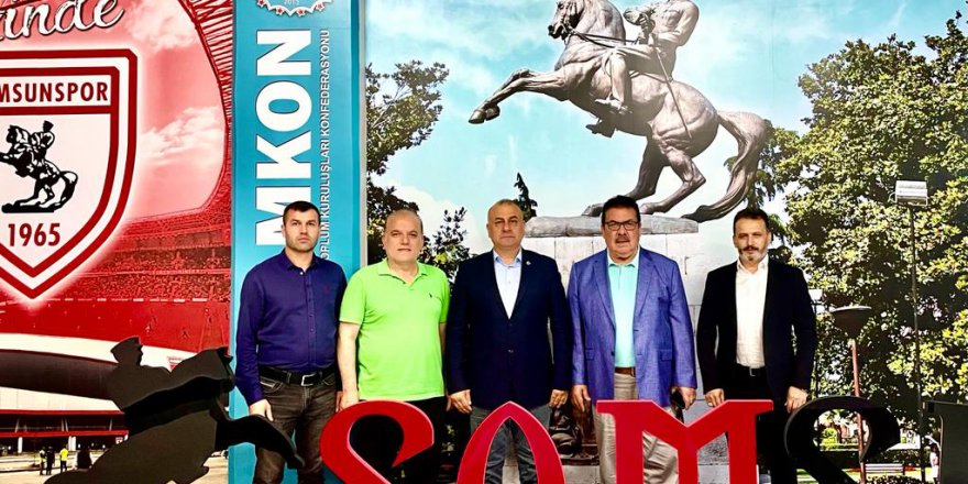 BEM BİR SEN SAMSUN ŞUBE BAŞKANINDA SAMKON’A ZİYARET