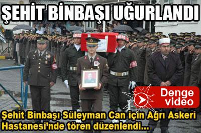 Şehit Binbaşı memleketine uğurlandı...