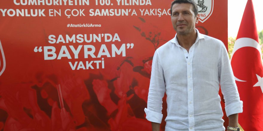 SAMSUNSPOR, TEKNİK DİREKTÖR BAYRAM BEKTAŞ İLE SÖZLEŞME İMZALADI