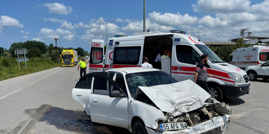 ÇARŞAMBA’DA KAZA 7 YARALI 