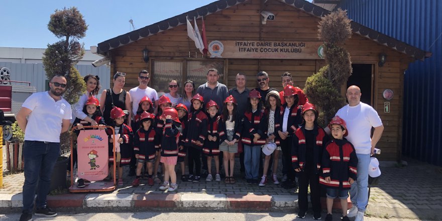 İTFAİYEDEN YEPAŞ ÇALIŞANLARININ ÇOCUKLARINA EĞİTİM