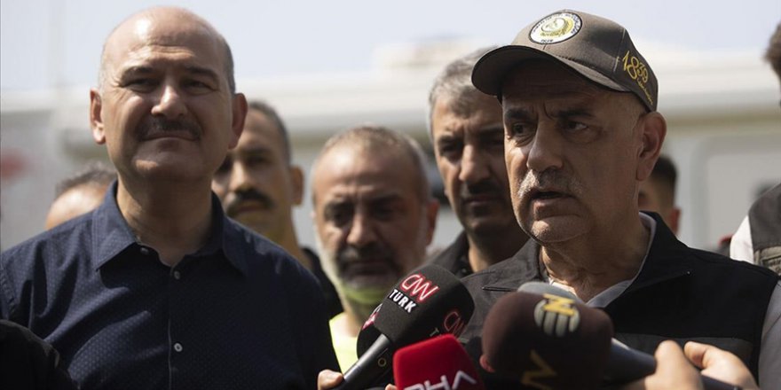 BAKAN SOYLU: MARMARİS'TEKİ YANGININ ÇIKIŞIYLA İLGİLİ BİR KİMLİĞİMİZ VAR, İLK KEZ 10 TON SU ATABİLEN CHİNOOK KULLANILIYOR