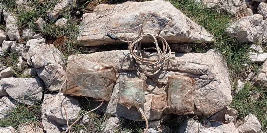 TERÖRİSTLERCE ARAZİYE TUZAKLANMIŞ PATLAYICI İMHA EDİLDİ