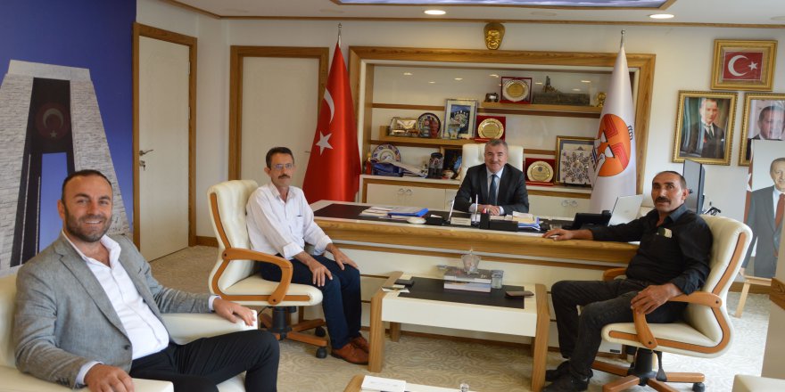 HAVZA MUHTARLARI DERNEĞİ BAŞKANI ŞAHİN’DEN HAVZA BELEDİYE BAŞKAN ÖZDEMİR’E ZİYARET