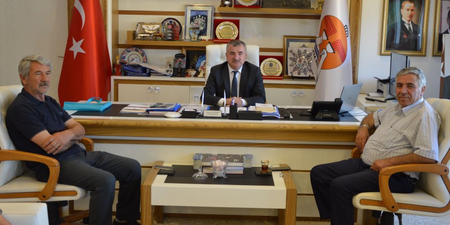 HAVZA VE VEZİRKÖPRÜ ZİRAAT ODASI BAŞKANLARINDAN BAŞKAN ÖZDEMİR’E ZİYARET