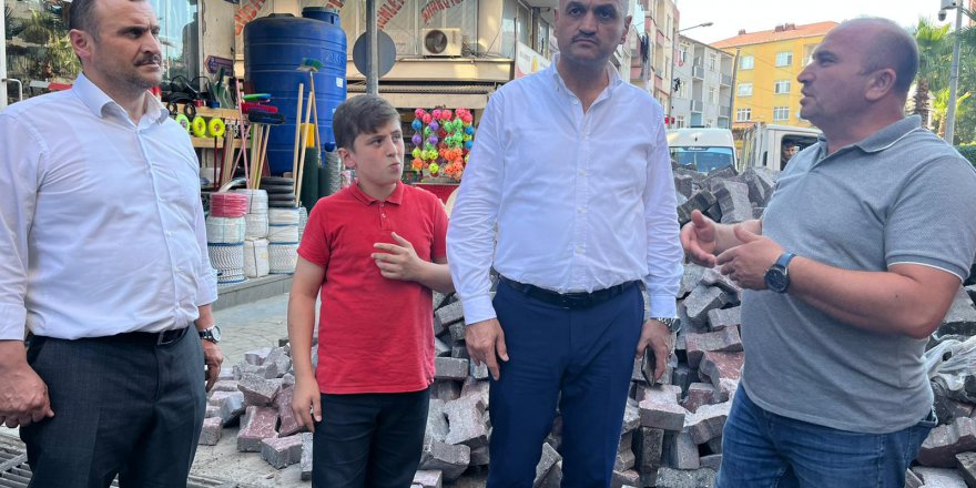 SAMSUN’UN SALIPAZARI İLÇESİNDE İLK PRESTİJ CADDE İÇİN ÇALIŞMALAR BAŞLADI