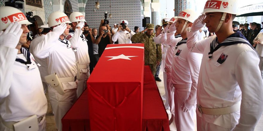 ŞEHİT PİYADE UZMAN ÇAVUŞ NİŞAN, MERSİN'DE SON YOLCULUĞUNA UĞURLANDI