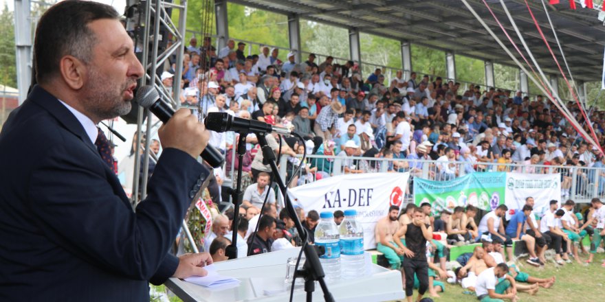 SARICAOĞLU, GÜCÜMÜZÜ HALKIMIZDAN ALIYORUZ