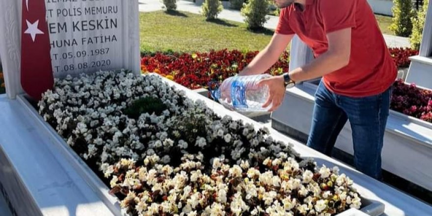 İYİ Parti Samsun Gençlik Şehitlik Mezarlık Temizliği ve ziyareti