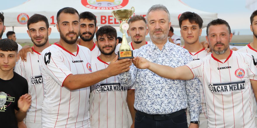 TFF PLAJ FUTBOLU KARADENİZ ETABI 19 MAYIS İLÇESİNDE DÜZENLENDİ