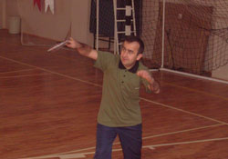 Badmintonda ter döktü