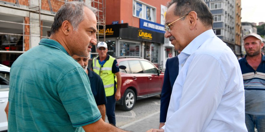 BAŞKAN DEMİR SAHADA