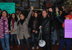 İşçilerden greve destek