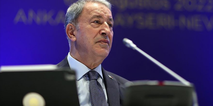 MİLLİ SAVUNMA BAKANI AKAR: TERÖRİSTLERLE ÖZELLİKLE DEAŞ'LA GÖĞÜS GÖĞÜSE MÜCADELE EDEN TEK ORDU TÜRK SİLAHLI KUVVETLERİ