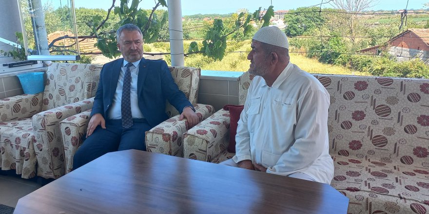 BELEDİYE BAŞKANI TOPALOĞLUN’DAN HACI ZİYARETİ