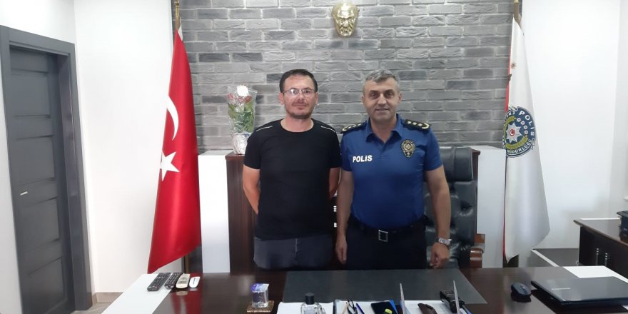 EMİN İNAN’DAN MÜDÜR ÇİÇEK’E ZİYARET