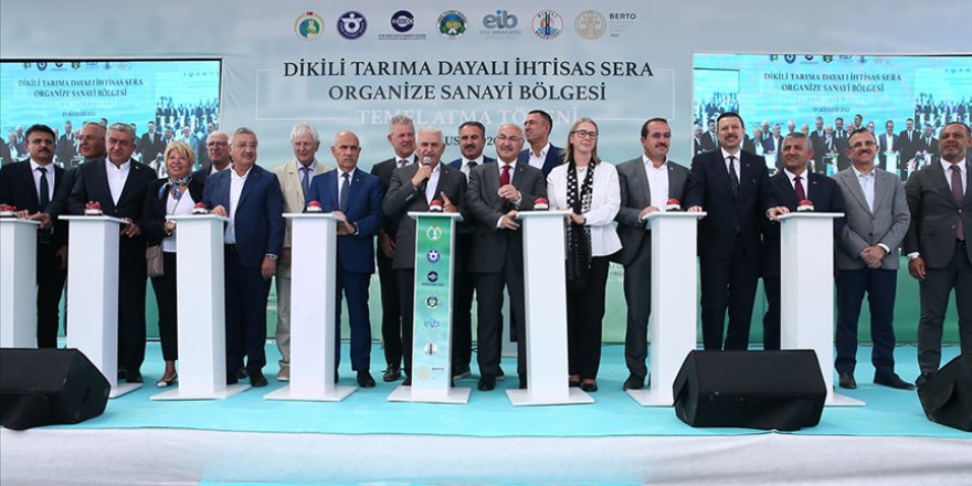 AVRUPA'NIN EN BÜYÜK JEOTERMAL ISITMALI SERASI OLACAK ORGANİZE SANAYİ BÖLGESİNİN TEMELİ ATILDI