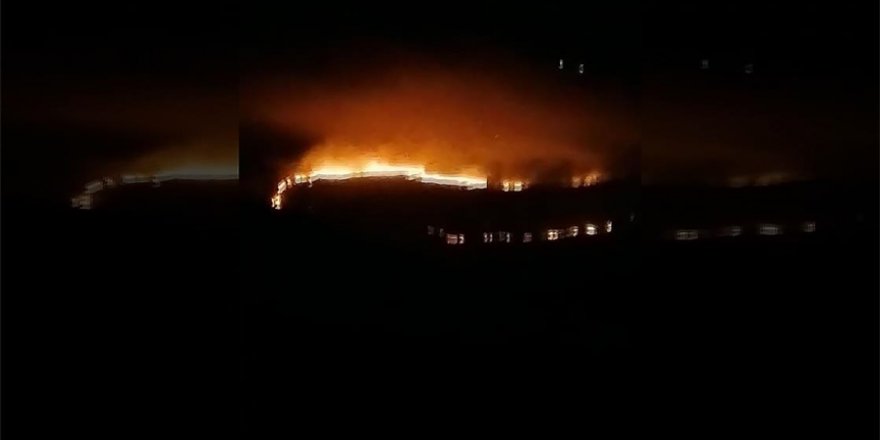 PENÇE-KİLİT OPERASYONU BÖLGESİNDE TERÖR ÖRGÜTÜ PKK/YPG YANGIN ÇIKARDI